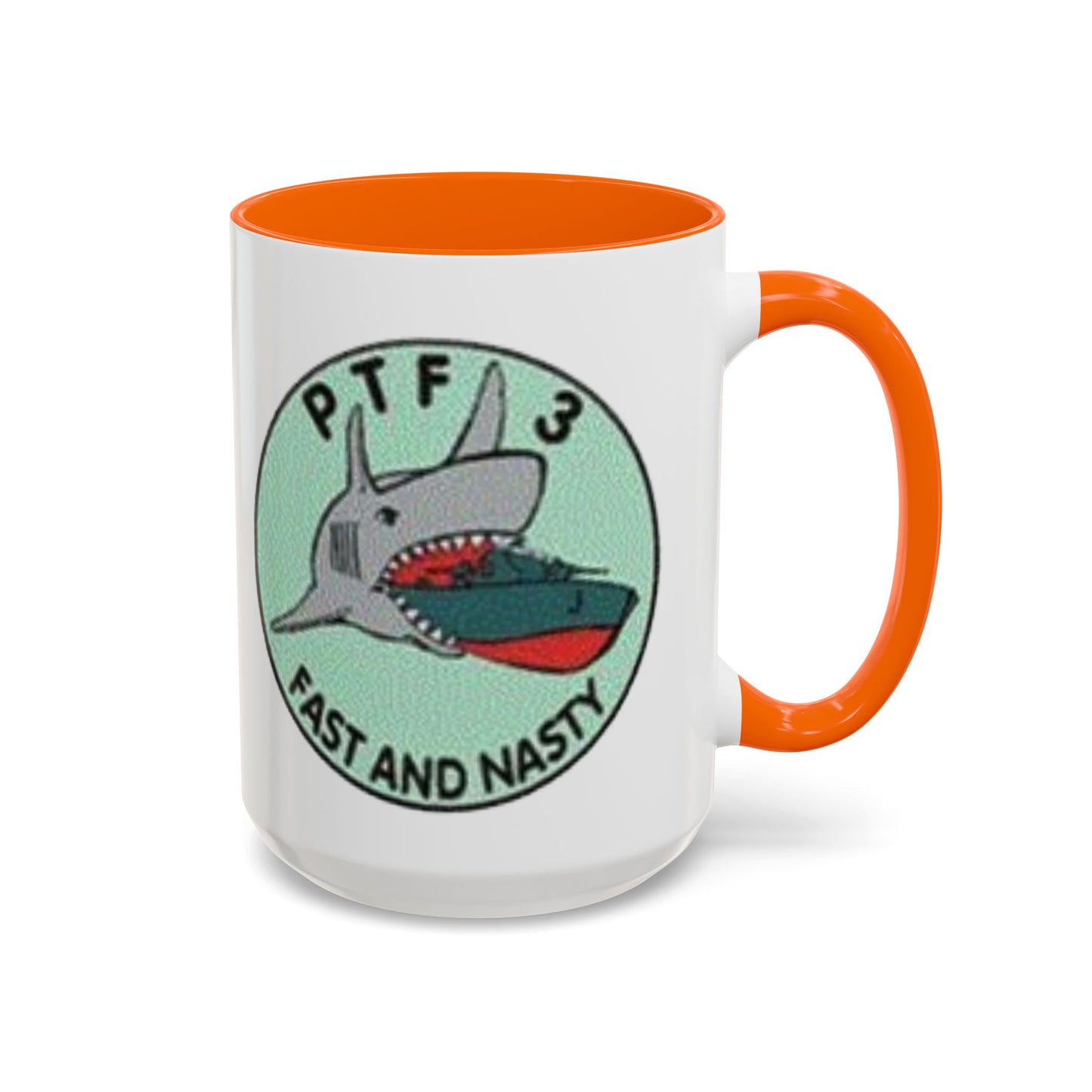 DNASM PTF-3 White Accent Mug by theGreenDragonTavern.shop