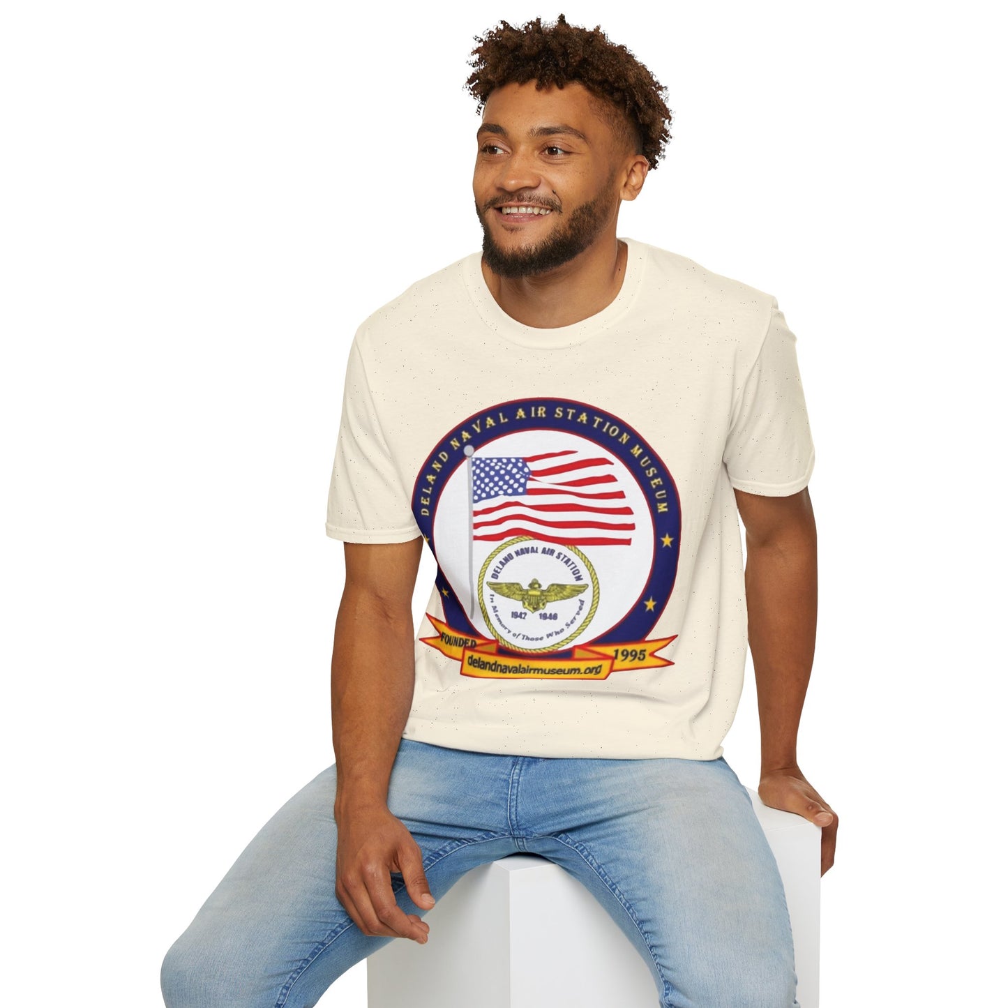 DeLand Naval Air Station Museum Lighter Colors Unisex T-Shirt by theGreenDragonTavern.shop