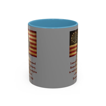 Deborah Sampson, America's Mulan Grey Accent Mug by theGreenDragonTavern.shop
