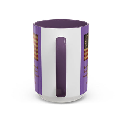 Deborah Sampson, America's Mulan Light Purple Accent Mug by theGreenDragonTavern.shop
