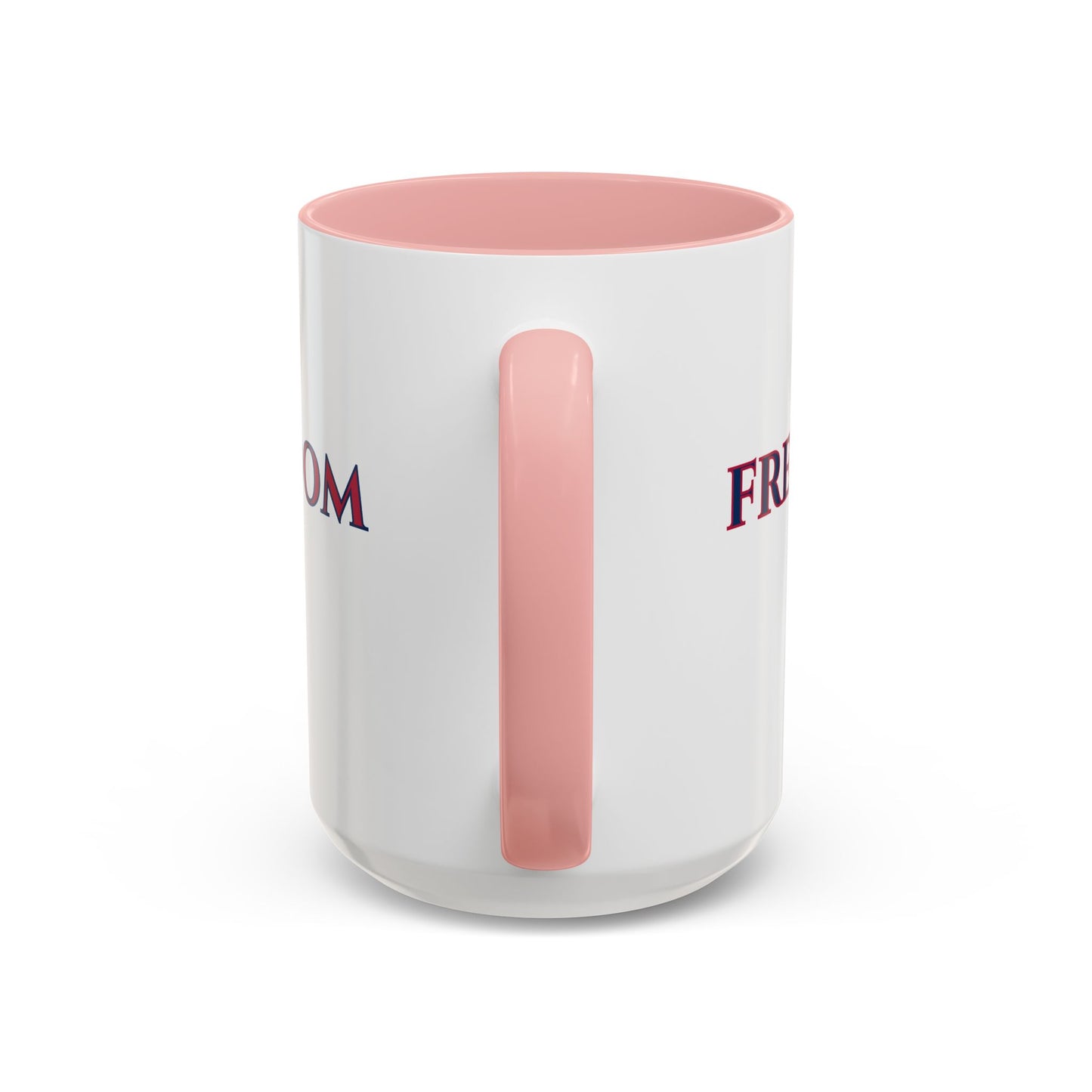 Freedom, White Accent Mug by theGreenDragonTavern.shop