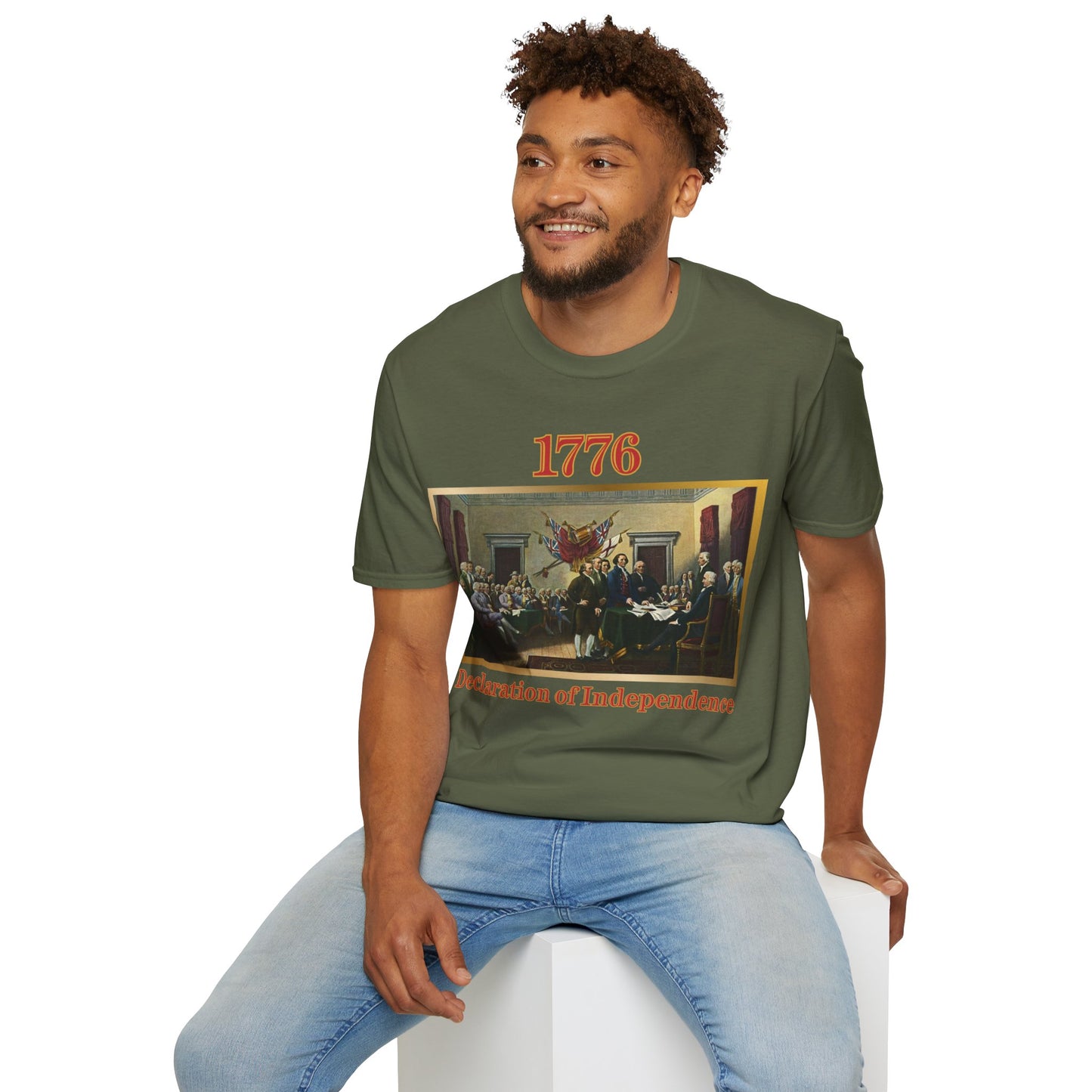 Declaration of Independence Dark colors Unisex T-Shirt by theGreenDragonTavern.shop