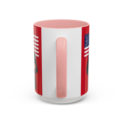 "Traitors and Patriots" Ulysses Grant Red Accent Mug by theGreenDragonTavern.shop