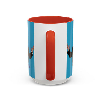 Trump...will be Trump Turquoise Accent Mug by theGreenDragonTavern.shop