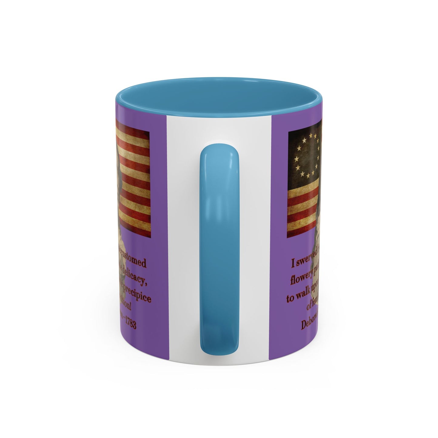 Deborah Sampson, America's Mulan Light Purple Accent Mug by theGreenDragonTavern.shop