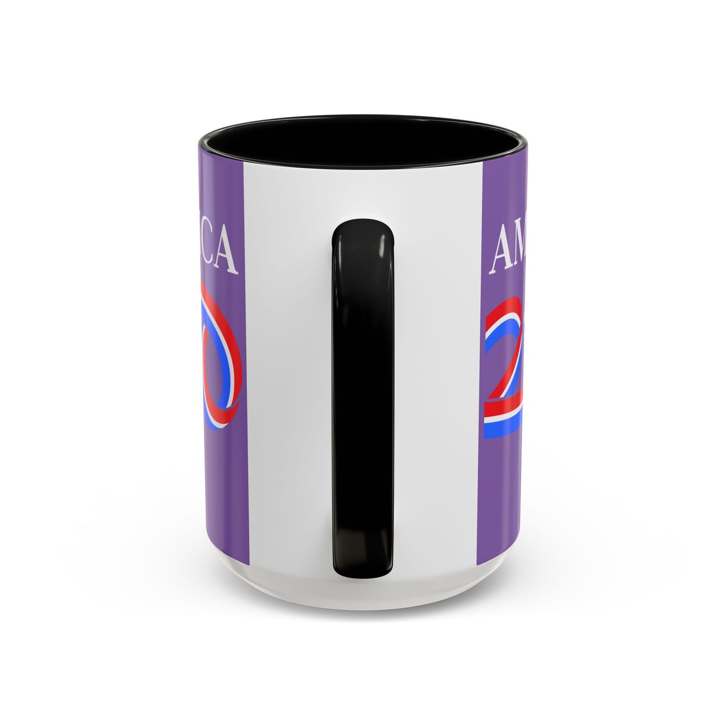 America 250 Light Purple Accent Mug by theGreenDragonTavern.shop