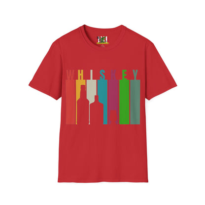 Whiskey spelled with an 'e' Light colors Unisex T-Shirt by theGreenDragonTavern.shop