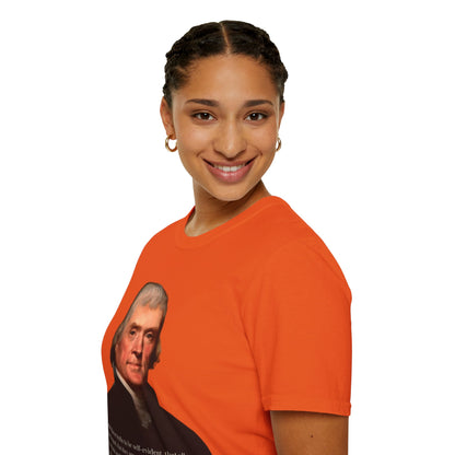 We hold these truths to be self-evident Light colors Unisex T-Shirt by theGreenDragonTavern.shop
