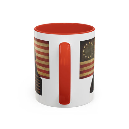 Washington's Earnest Prayer White Accent Mug by theGreenDragonTavern.shop