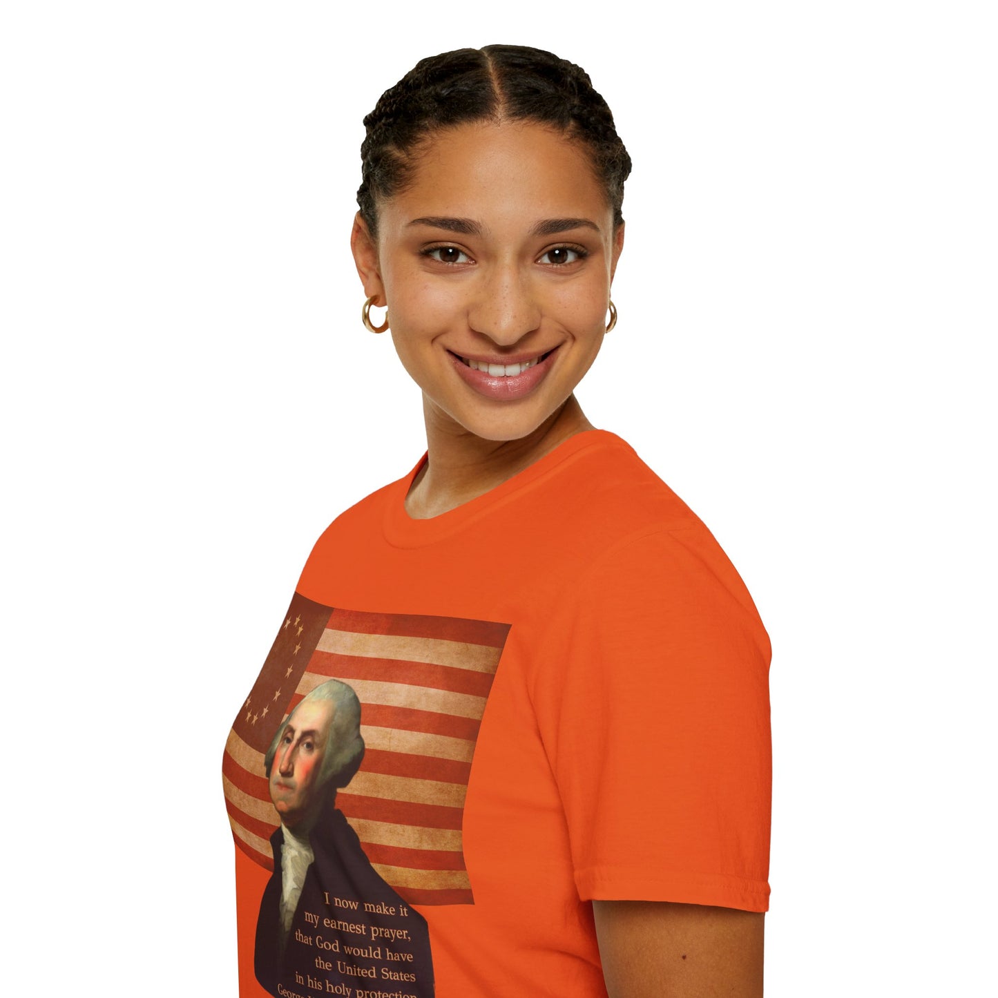 Washington's Earnest Prayer Light colors Unisex T-Shirt by theGreenDragonTavern.shop