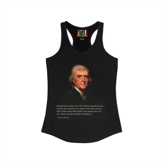 We hold these truths to be self-evident Women's Racerback Tank Top by theGreenDragonTavern.shop