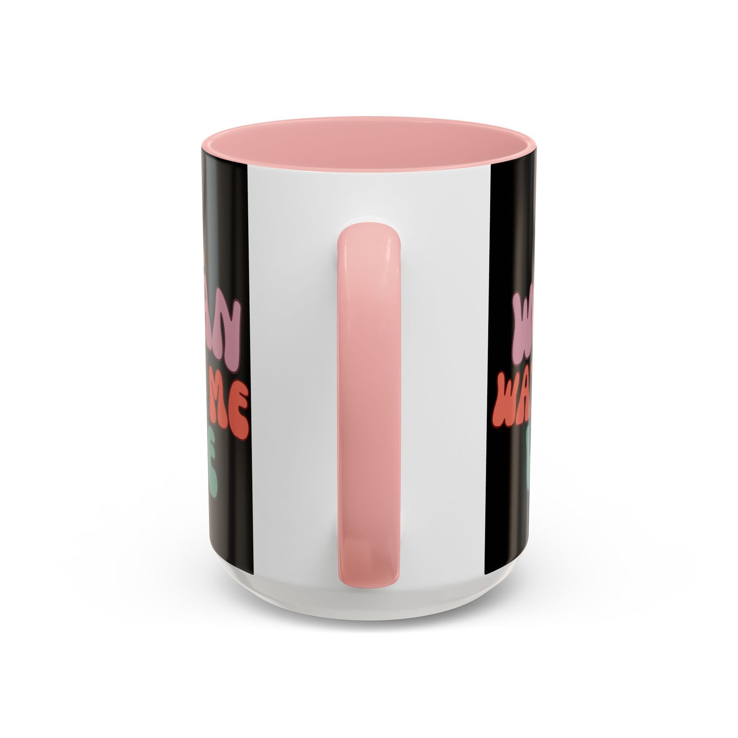 I Am Woman Watch Me Vote Black Accent Mug by theGreenDragonTavern.shop