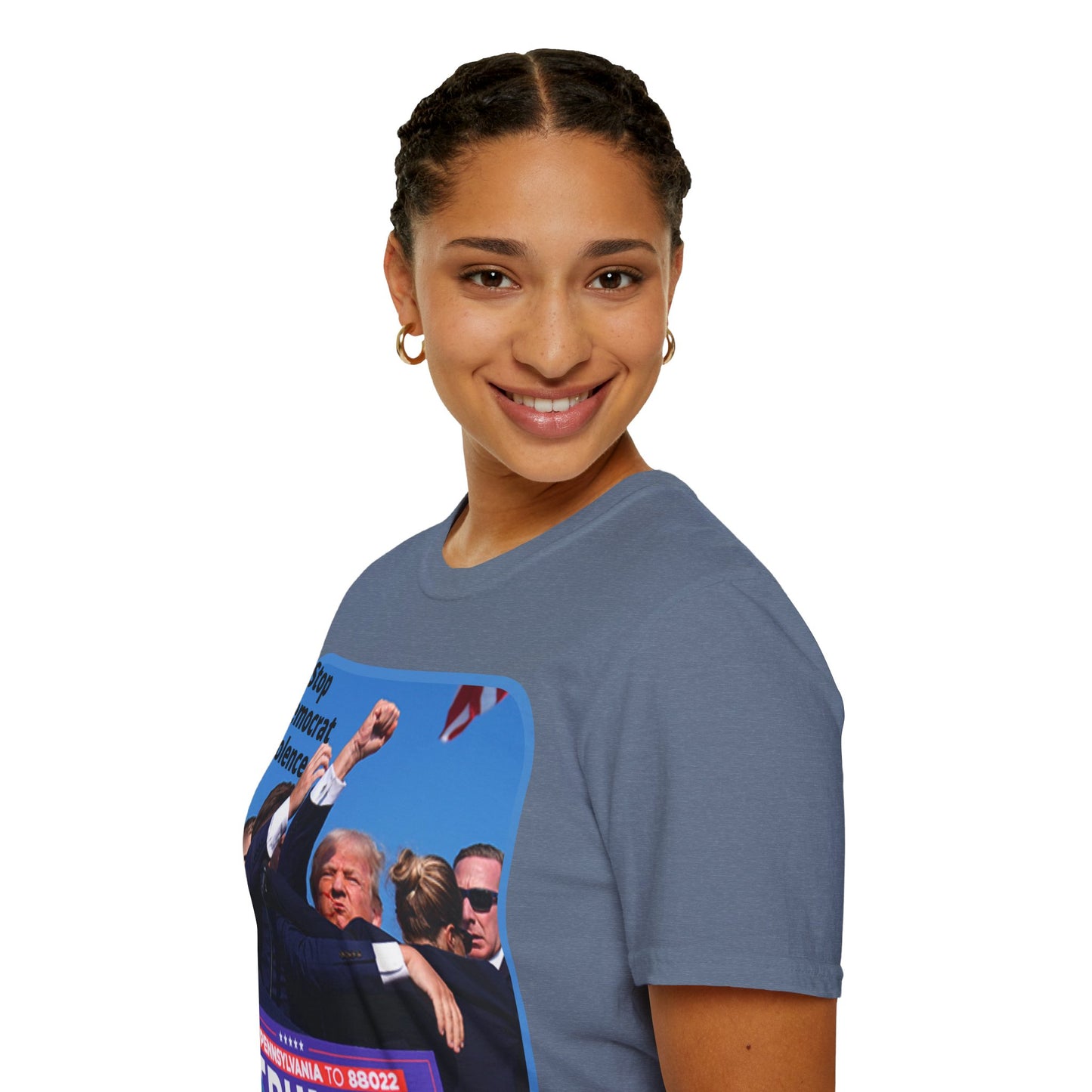 Stop Democrat Violence Dark colors Unisex T-Shirt by theGreenDragonTavern.shop