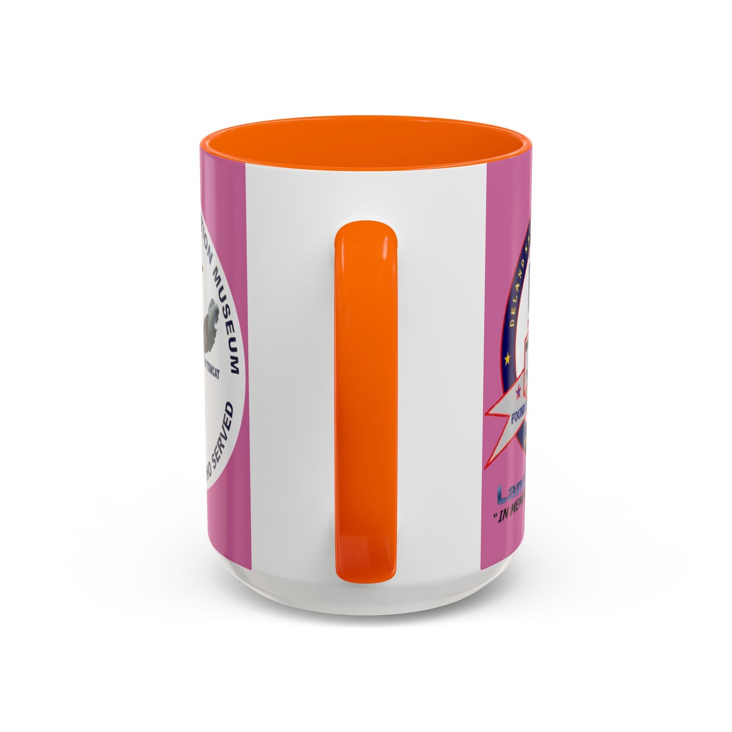 DNASM 2-sided, Founding & Student Art w/WhiteBG Pink Accent Mug by theGreenDragonTavern.shop