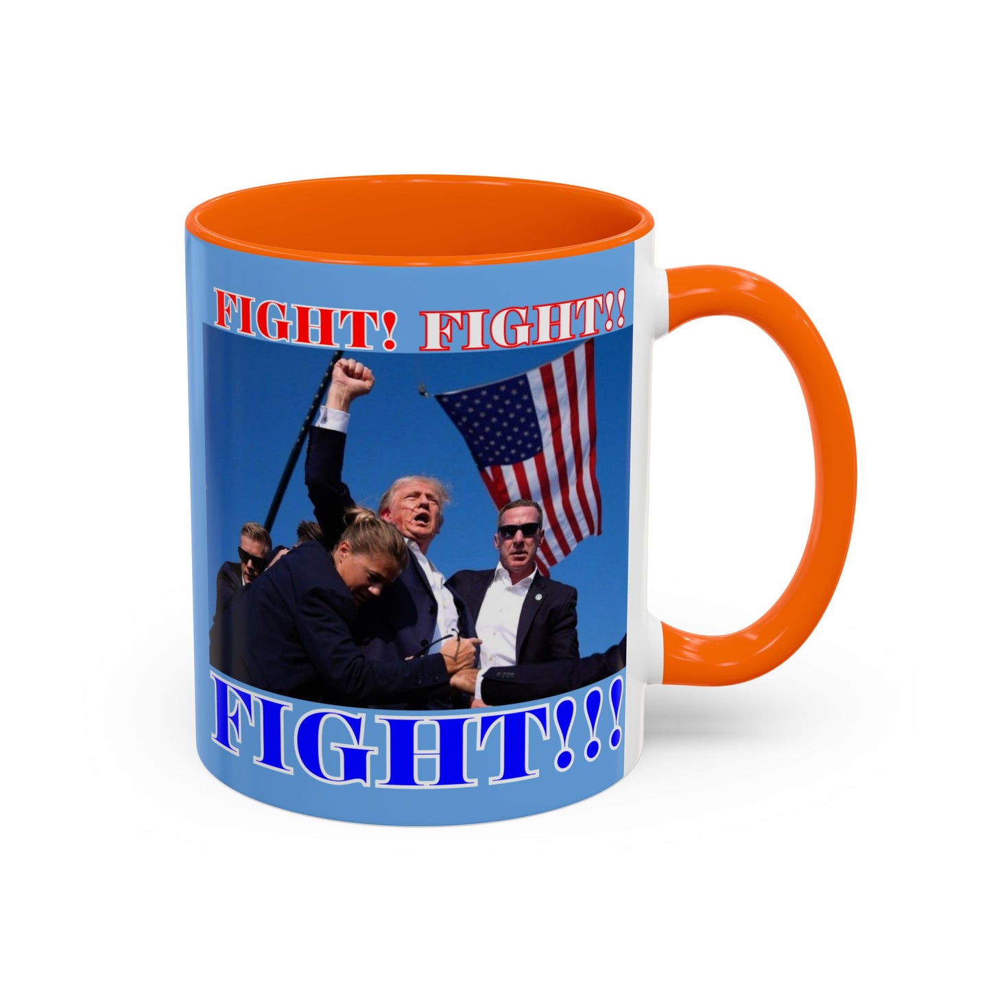 FIGHT! FIGHT!! FIGHT!!! Accent Mug by theGreenDragonTavern.shop