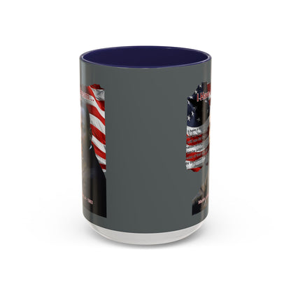 "I Have a Dream" MLKJr Grey Accent Mug by theGreenDragonTavern.shop
