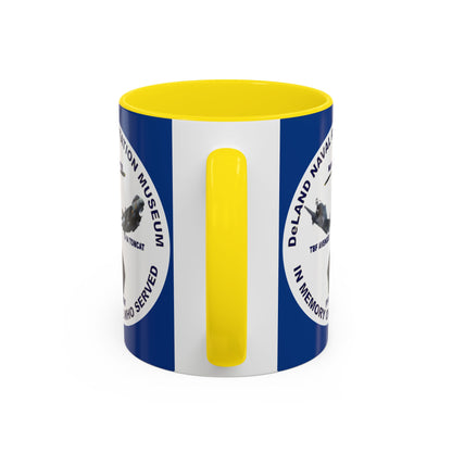 DNASM Student Art Blue Accent Mug by theGreenDragonTavern.shop