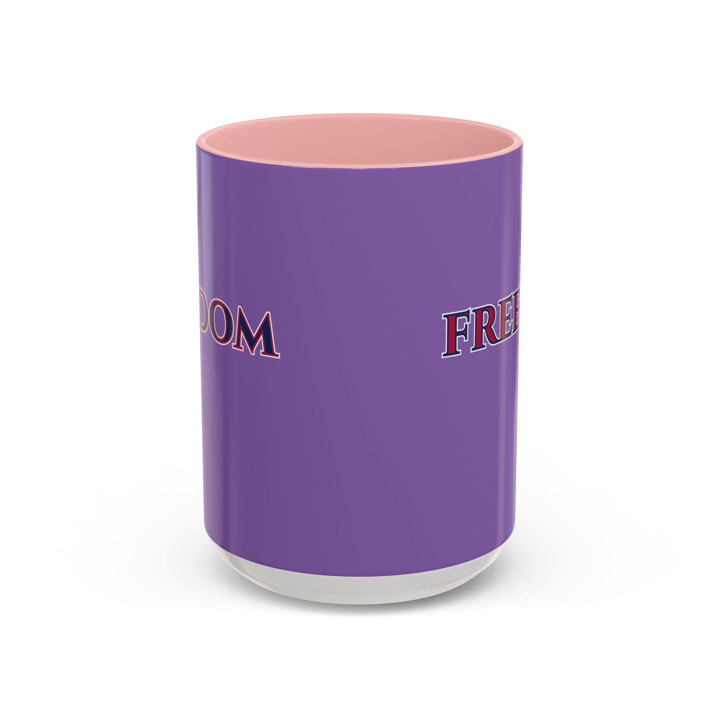 Freedom, Light Purple Accent Mug by theGreenDragonTavern.shop