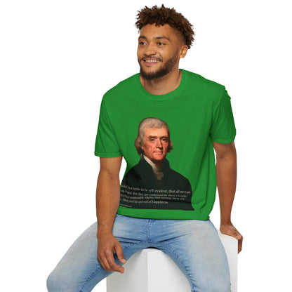 We hold these truths to be self-evident Dark colors Unisex T-Shirt by theGreenDragonTavern.shop