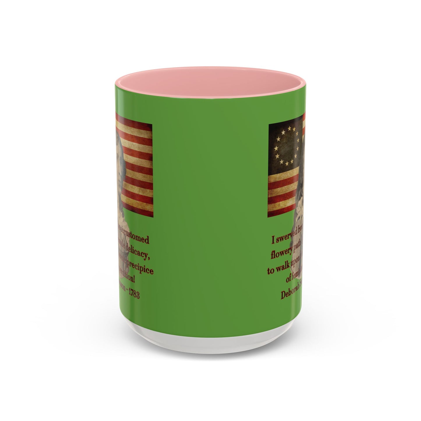 Deborah Sampson, America's Mulan Green Accent Mug by theGreenDragonTavern.shop
