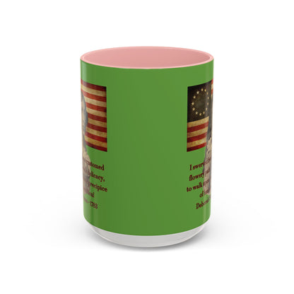 Deborah Sampson, America's Mulan Green Accent Mug by theGreenDragonTavern.shop