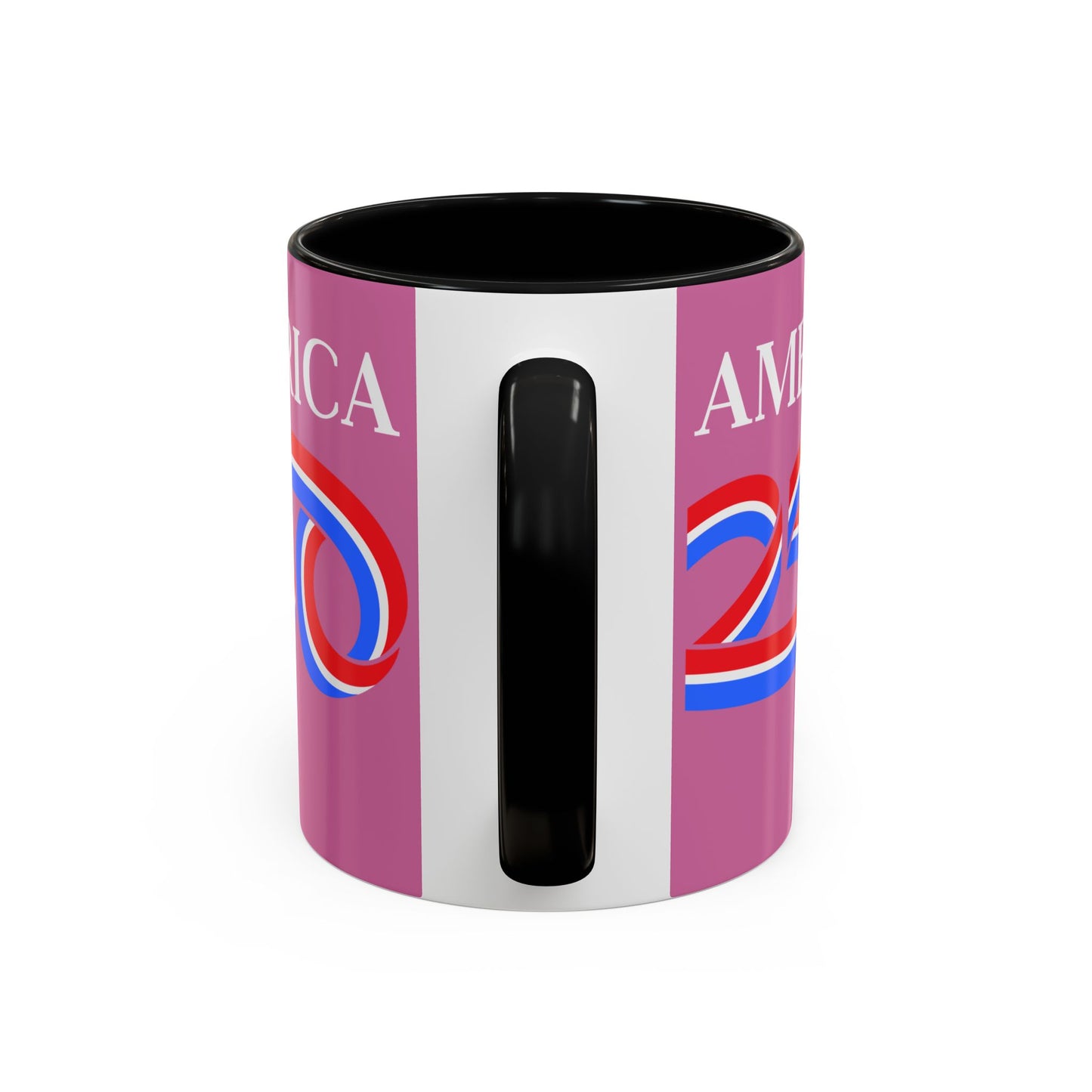 America 250 Pink Accent Mug by theGreenDragonTavern.shop