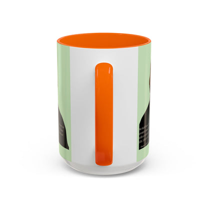 We hold these truths to be self-evident Light Green Accent Mug by theGreenDragonTavern.shop