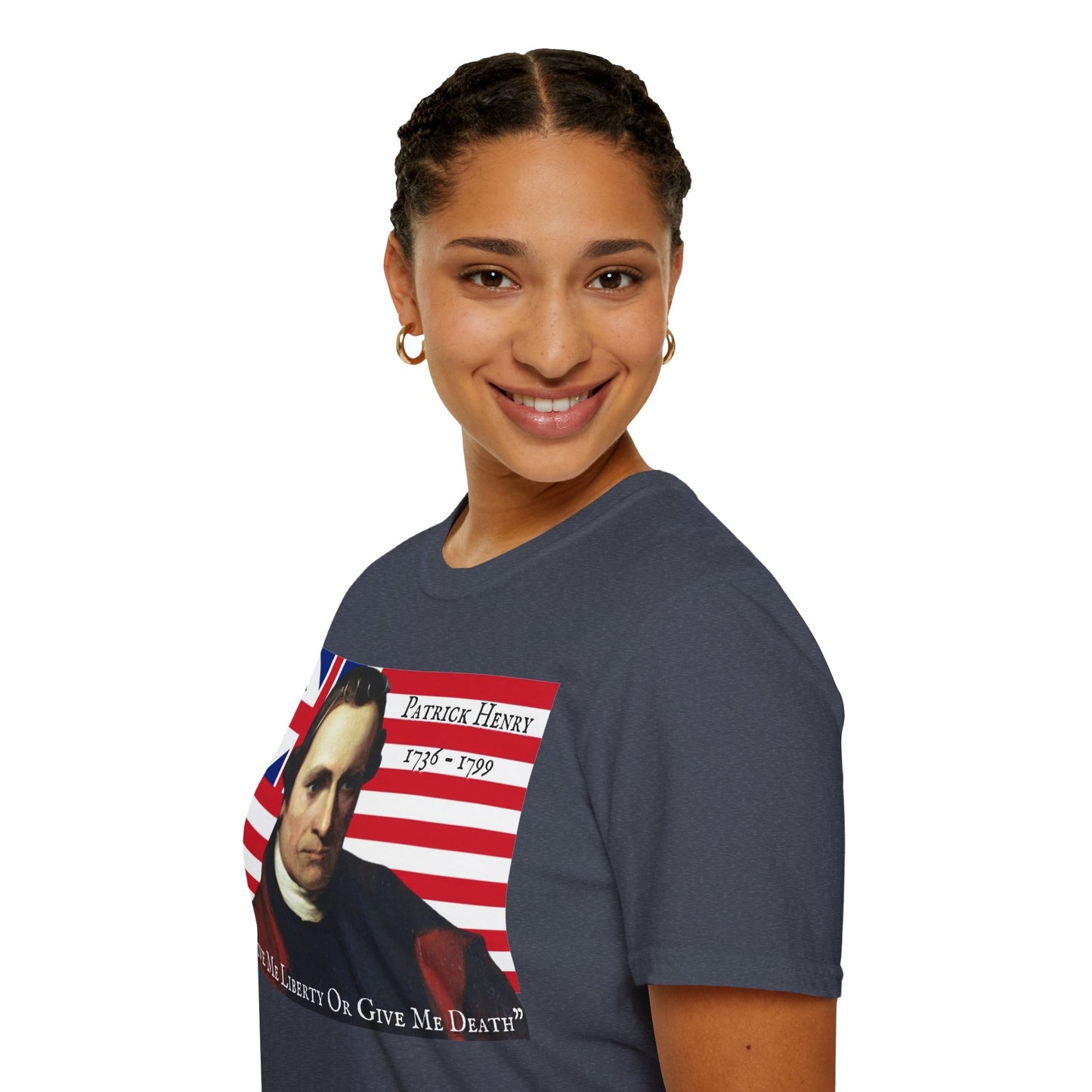 Patrick Henry Dark colors Unisex T-Shirt by theGreenDragonTavern.shop