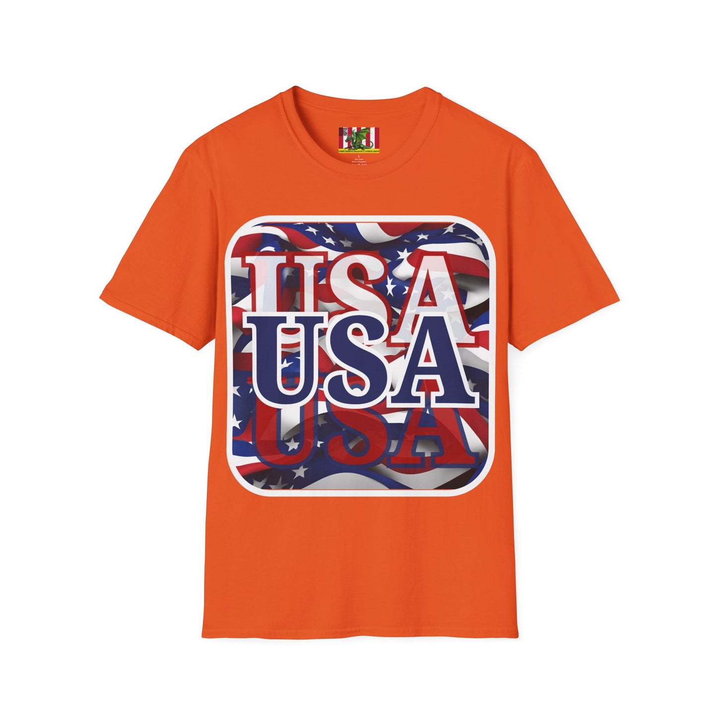 Red White and BLUE USA Patriot Light colors Unisex T-Shirt by theGreenDragonTavern.shop
