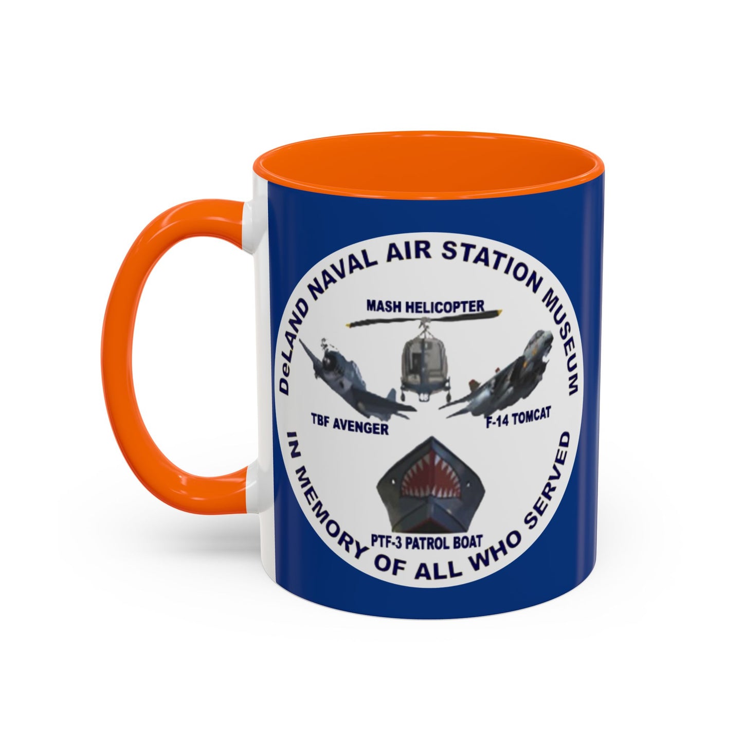 DNASM Student Art Blue Accent Mug by theGreenDragonTavern.shop