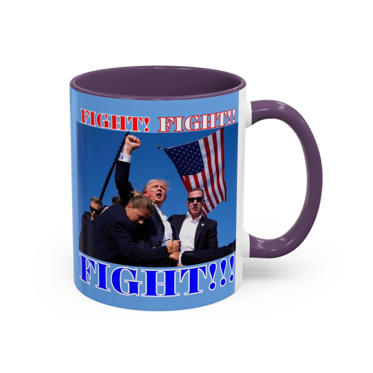 FIGHT! FIGHT!! FIGHT!!! Accent Mug by theGreenDragonTavern.shop