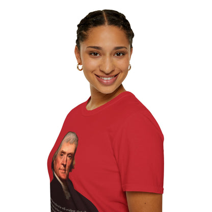 We hold these truths to be self-evident Light colors Unisex T-Shirt by theGreenDragonTavern.shop