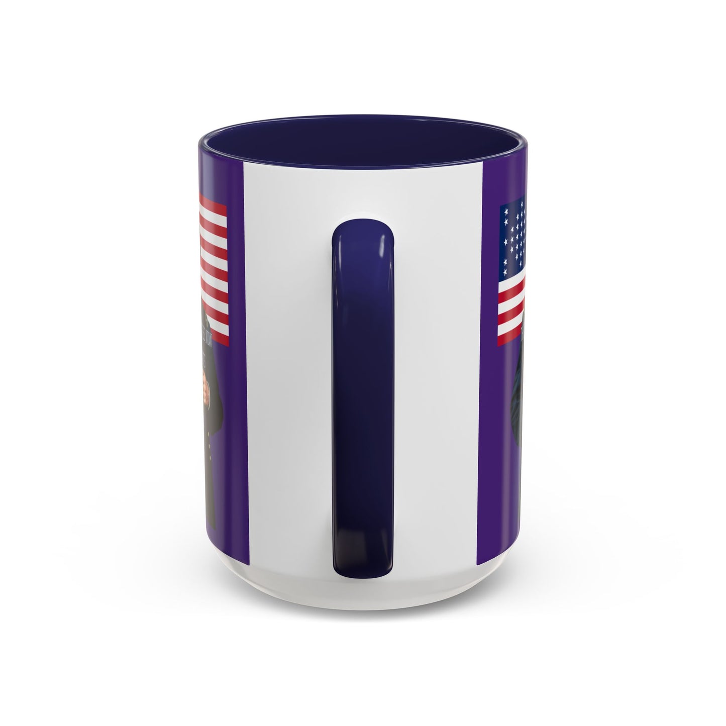 "Traitors and Patriots" Ulysses Grant Dark Purple Accent Mug by theGreenDragonTavern.shop