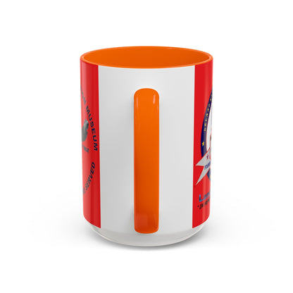 DNASM 2-sided, Founding & Student Art Red Accent Mug by theGreenDragonTavern.shop