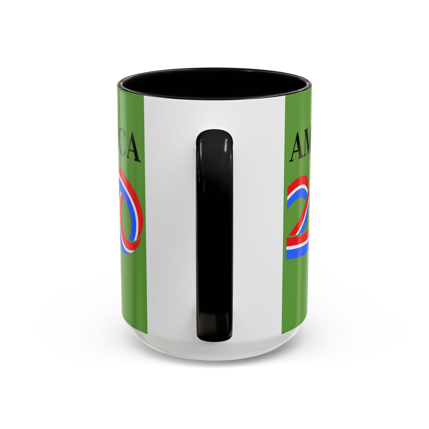America 250 Green Accent Mug by theGreenDragonTavern.shop