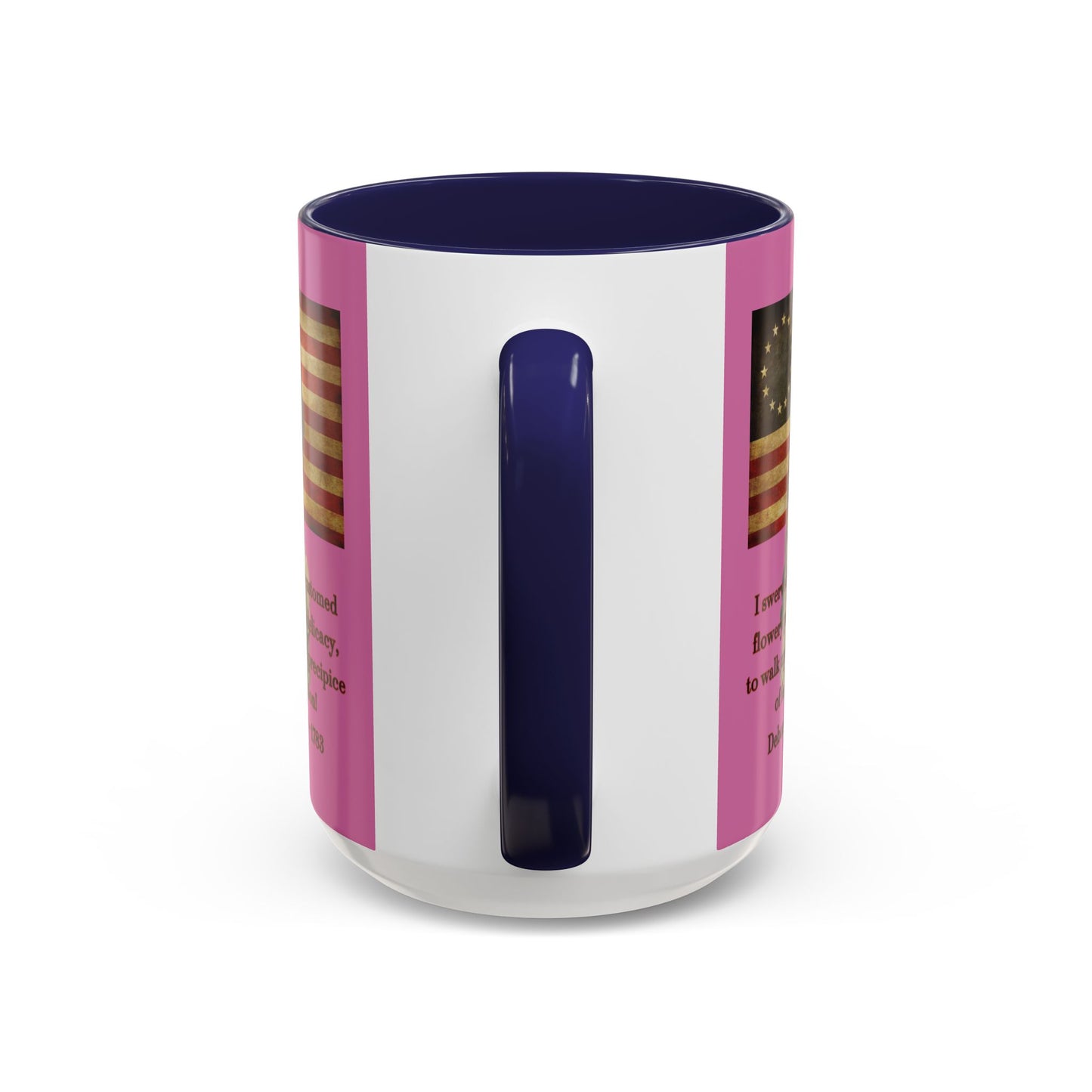 Deborah Sampson, America's Mulan Pink Accent Mug by theGreenDragonTavern.shop