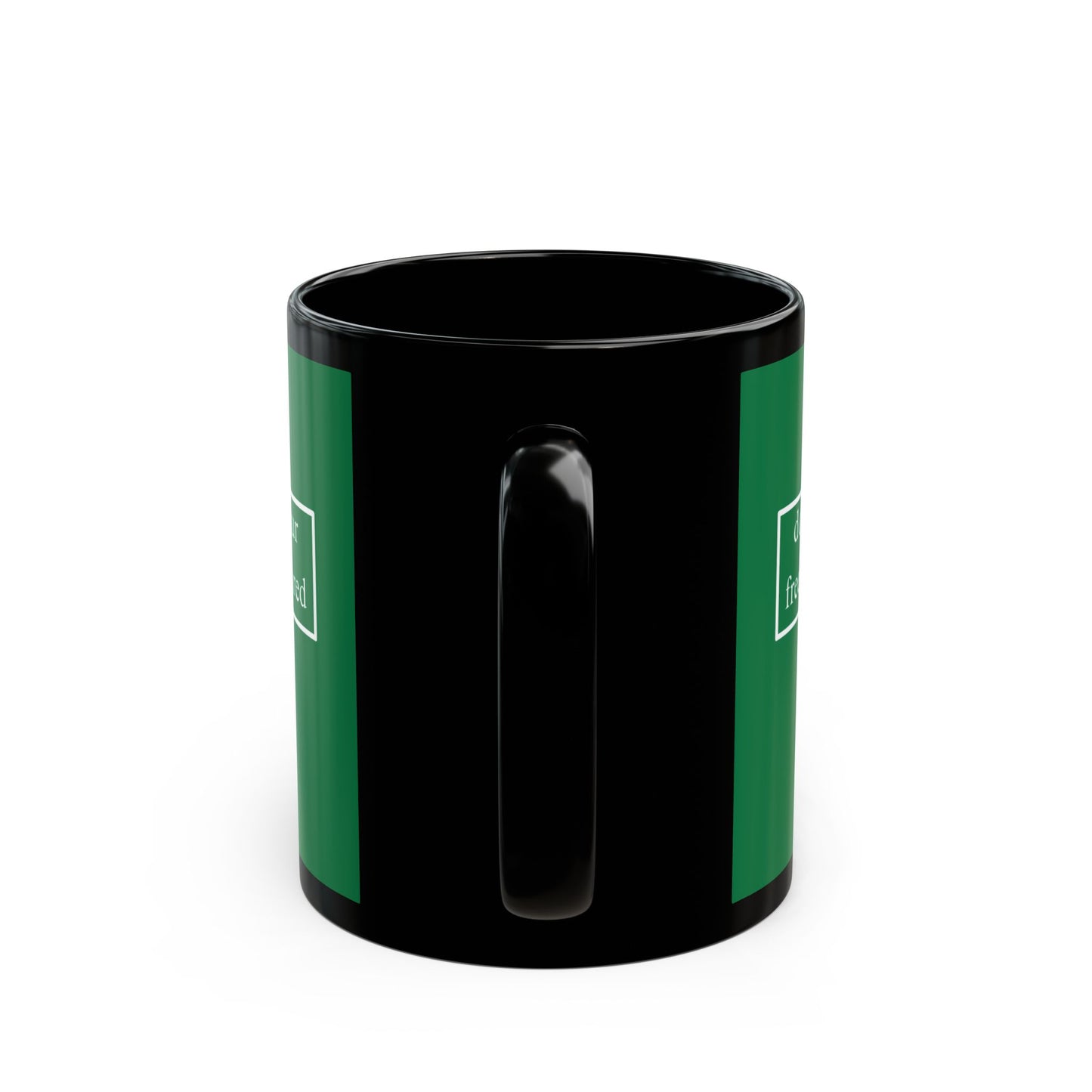 don't assume your freedoms are assured White font Green Mug by theGreenDragonTavern.shop
