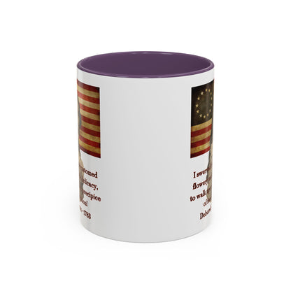 Deborah Sampson, America's Mulan White Accent Mug by theGreenDragonTavern.shop