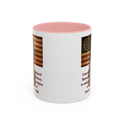 Deborah Sampson, America's Mulan White Accent Mug by theGreenDragonTavern.shop