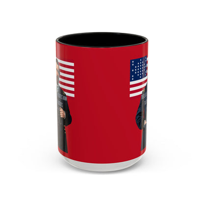"Traitors and Patriots" Ulysses Grant Red Accent Mug by theGreenDragonTavern.shop