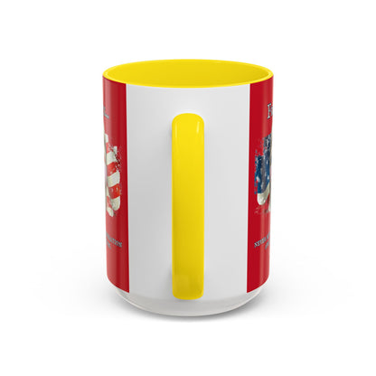 Ronald Reagan Freedom Vendetta Red Accent Mug by theGreenDragonTavern.shop