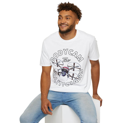 Bodycam the Politicians Drone Light colors Unisex T-Shirt by theGreenDragonTavern.shop