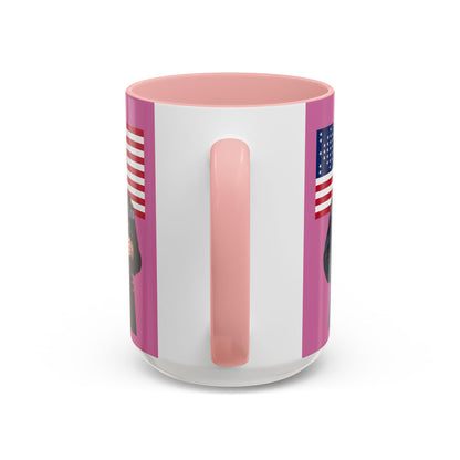 "Traitors and Patriots" Ulysses Grant Pink Accent Mug by theGreenDragonTavern.shop