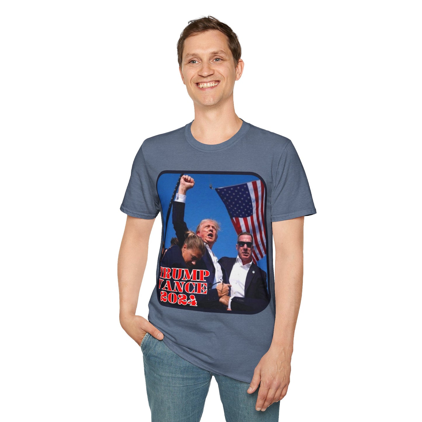 Trump and Vance 2024 DKcolors Unisex T-Shirt by theGreenDragonTavern.shop