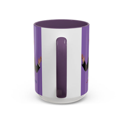 Trump...will be Trump Light Purple Accent Mug by theGreenDragonTavern.shop