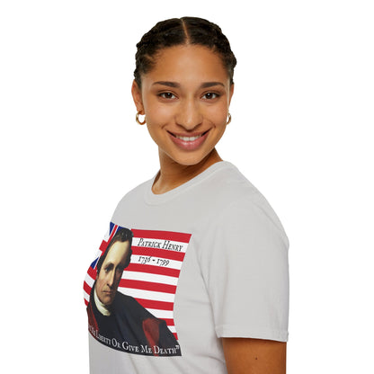 Patrick Henry Light colors Unisex T-Shirt by theGreenDragonTavern.shop