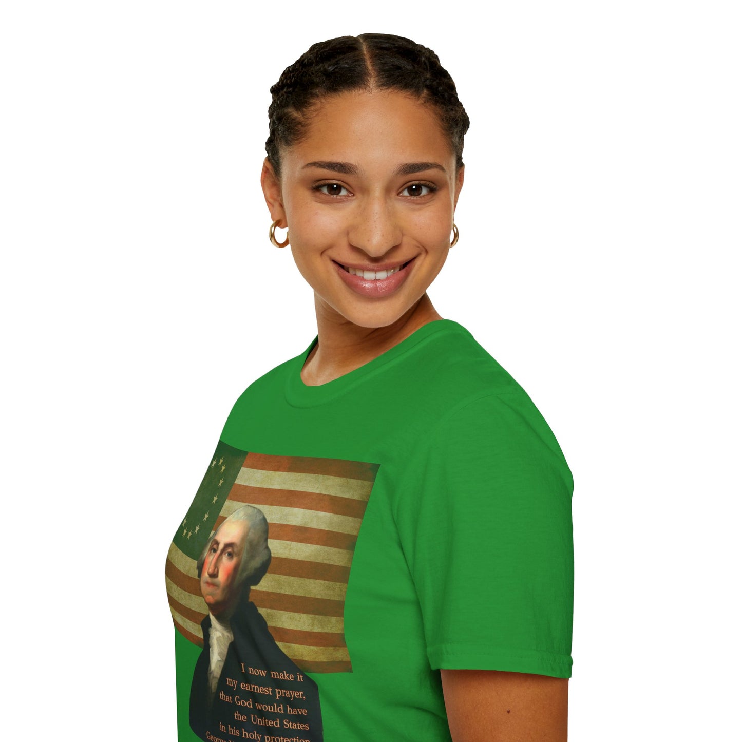 Washington's Earnest Prayer Dark colors Unisex T-Shirt by theGreenDragonTavern.shop