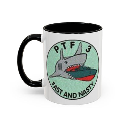 DNASM PTF-3 White Accent Mug by theGreenDragonTavern.shop
