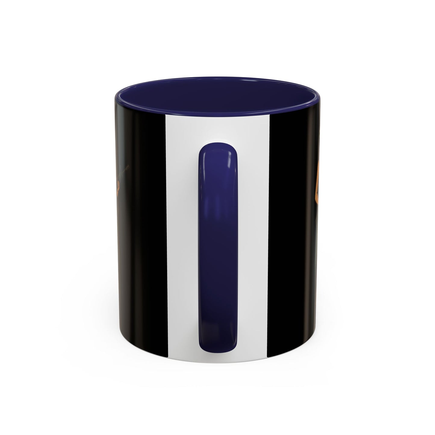 Hula Girl Packin' Heat Black Accent Mug by theGreenDragonTavern.shop