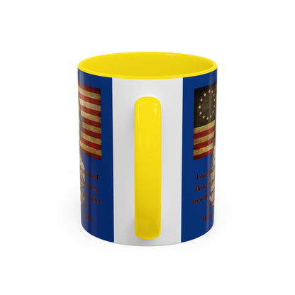 Deborah Sampson, America's Mulan Dark Blue Accent Mug by theGreenDragonTavern.shop